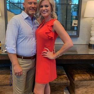 Vince Camuto Shift dress beautiful coral color